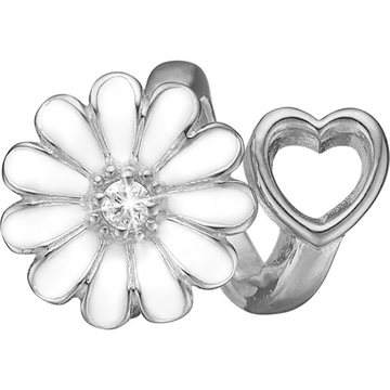 Christina - Marguerite Heart Labgrown diamond, Silver
