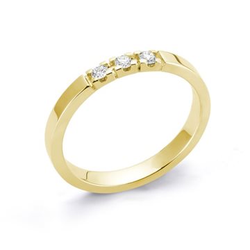 Nuran - 8kt Promise ring m/diamanter str. 55