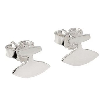 Tage Hansens Guldsmedie - Ulu Øresmykke 8x10mm Sølv