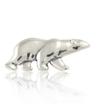 Thulemanden - Nanoq / Polar Bear Broche - Sølv