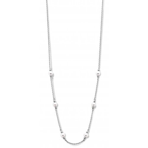 Spirit Icons - Athena Pearl Necklace silver