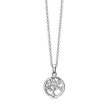 Aagaard - Livets træ halskæde sølv