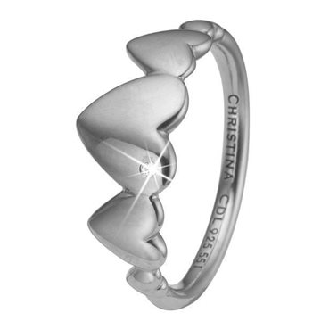 Christina Jewelry & Watches - Hearts for Ever Ring - Sølv 800-2.18.A