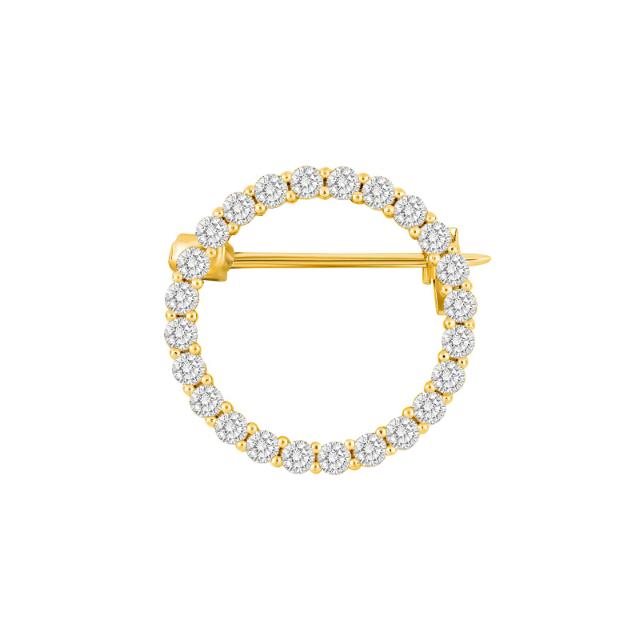 Lille Broche cirkel - Joalin nor 