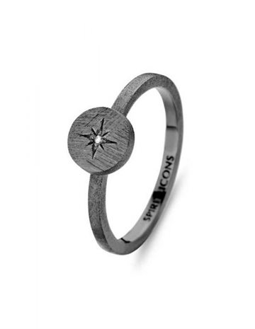 Spirit Icons - North Star Ring m/diamant
