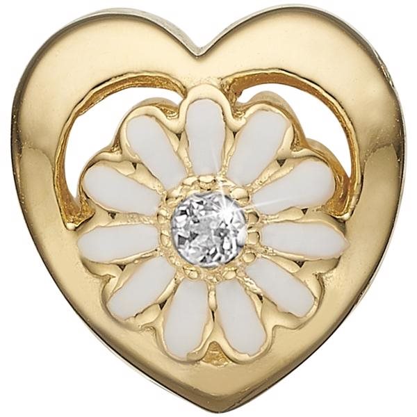 Christina - Marguerite Labgrown Diamond, goldpl silver