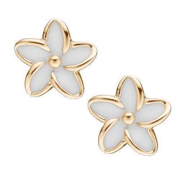Enamel Flower ørestikker - Christina