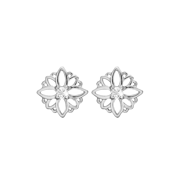 Christina Jewelry & Watches - Natural Flower Ørestikker - sølv 671-S34