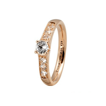 Christina Jewelry & Watches - Topaz Princess ring - forgyldt sølv m/ topas 800-3.8.B
