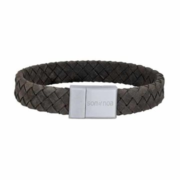 SON armbånd grå kalveskind