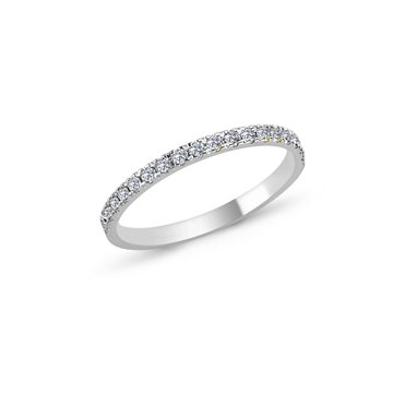 Nuran - Luna ring 14kt hvidguld m/ diamanter