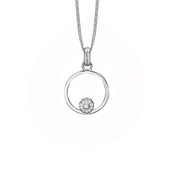 Christina Jewelry & Watches - Marguerite Circle Vedhæng - sølv 680-S82