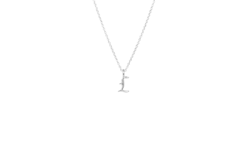 IX Studios - L Letter Charm sølv 