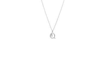 IX Studios - Q Letter Charm sølv 