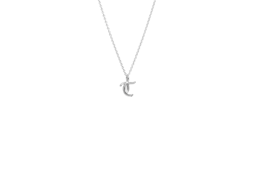 IX Studios - C Letter Charm sølv 