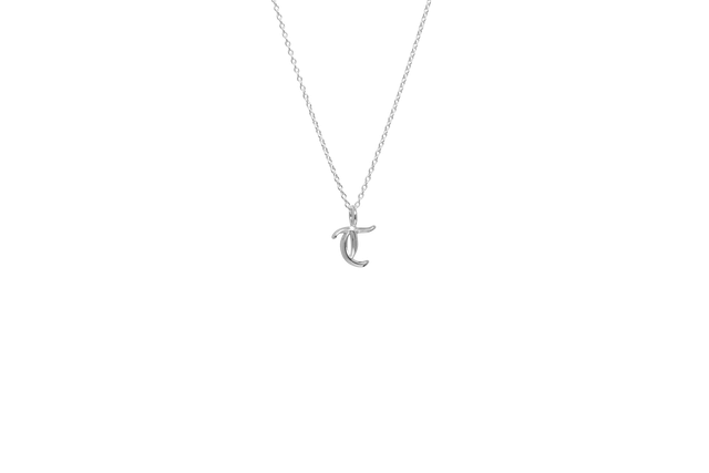 IX Studios - C Letter Charm sølv 
