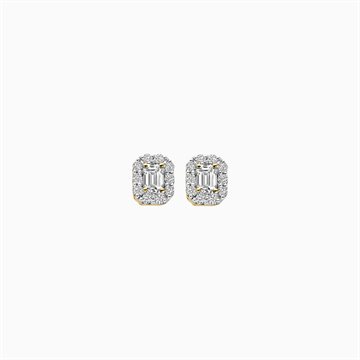 Blush Earstud LG Diamonds 2x 0,15+0,10 ct - Venson Amsterdam - Guld