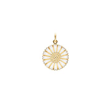 Lund Copenhagen - Marguerit vedhæng 18mm 24kt Forgyldt Sølv