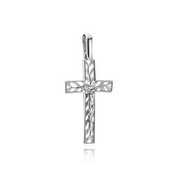 BNH - Kors M/ Mønster - Sølv