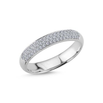 Nuran - Beaute Ring m. 58x0,005ct. W/si - 14kt Hvidguld
