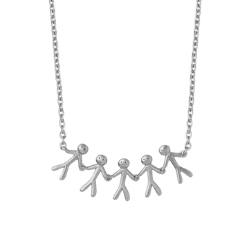 byBiehl - Together Family 5 necklace Sterling Sølv