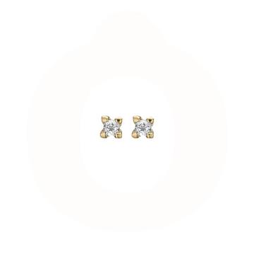 Christina Jewelry & Watches - ørestikker 0,06 carat - forgyldt sølv 671-G76