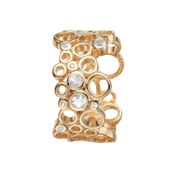 Christina Jewelry & Watches - Cocktail Ring - forgyldt sølv 800-5.2.B