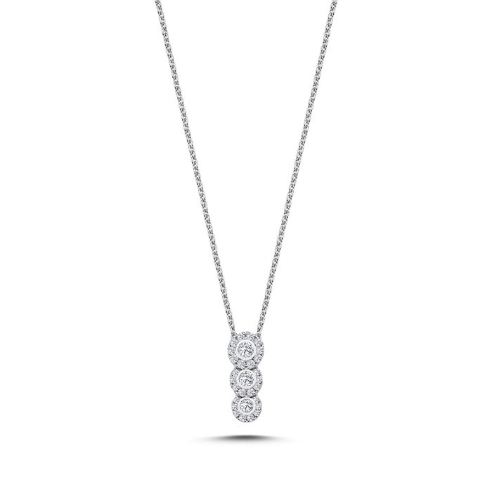 Nuran - Duchess Vedhæng m. i alt 0,28ct. W/si - 14kt Hvidguld