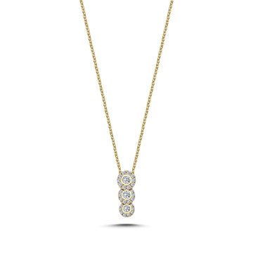 Nuran - Duchess Vedhæng m. i alt 0,28ct. W/si - 14kt Rødguld