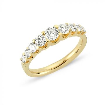 14kt Empire ring m. 1,0ct w/si