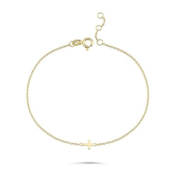 Nuran - Icons Armbånd Faith - 14kt Rødguld