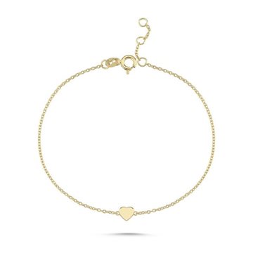 Nuran - Icons Armbånd Love - 14kt Rødguld 