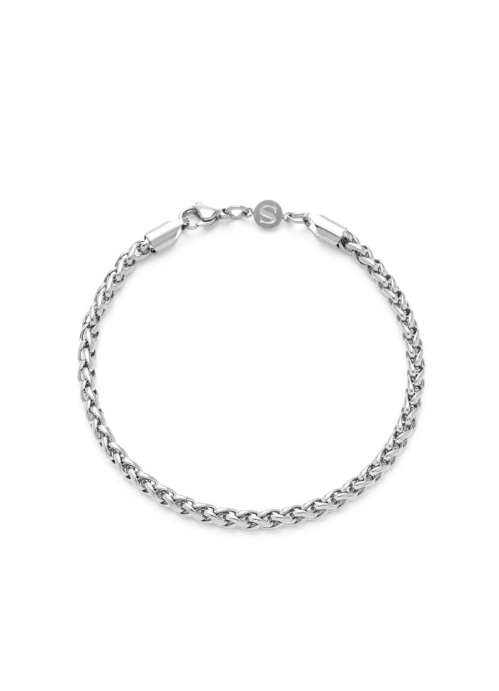 Curb Chain Bracelet steel 19 cm- SAMIE