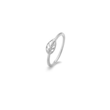 Spirit Icons - Leaf Ring Sølv