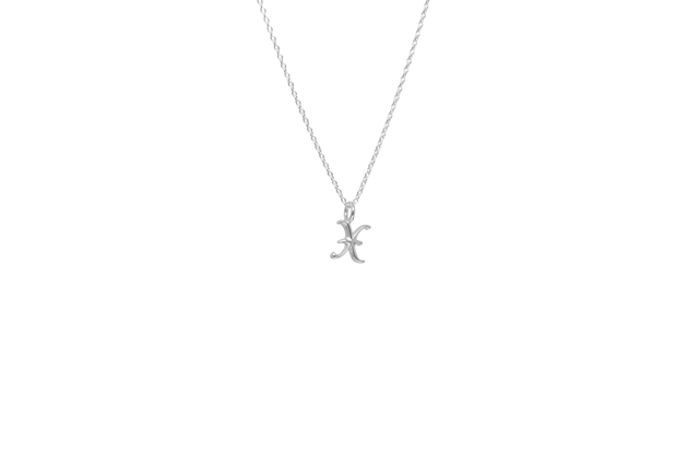 IX Studios - X Letter Charm sølv 