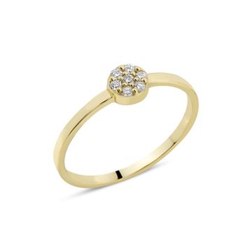 Nuran - Maggie Ring m. 0,06ct. W/Si - 14kt Rødguld
