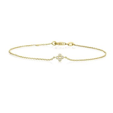 Nuran - Olivia Armbånd m. 0,04ct. W/Si - 14kt Rødguld