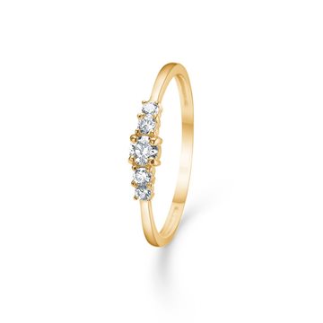 Mads Ziegler - Orbit Ring m. zirkonia 8kt Guld