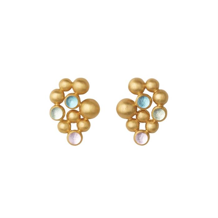 ByBiehl - Pebbles Earrings colors forgyldt