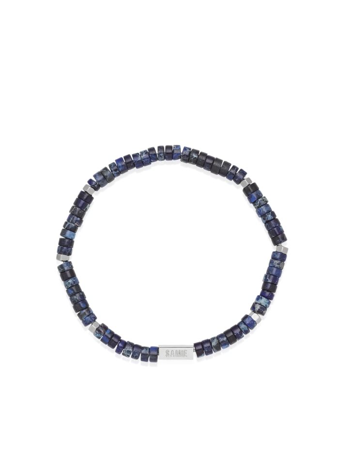 Evolution Slim Bracelet with blue Beads - SAMIE 