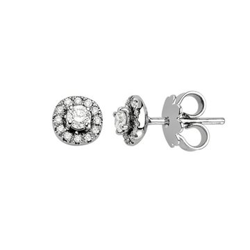 Nuran - Sofia Ørestikker m. 0,28ct. W/si - 14kt Hvidguld