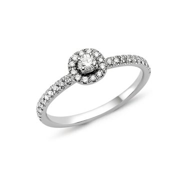 Nuran - Sofia Ring m. 0,25ct. W/si - 14kt Hvidguld