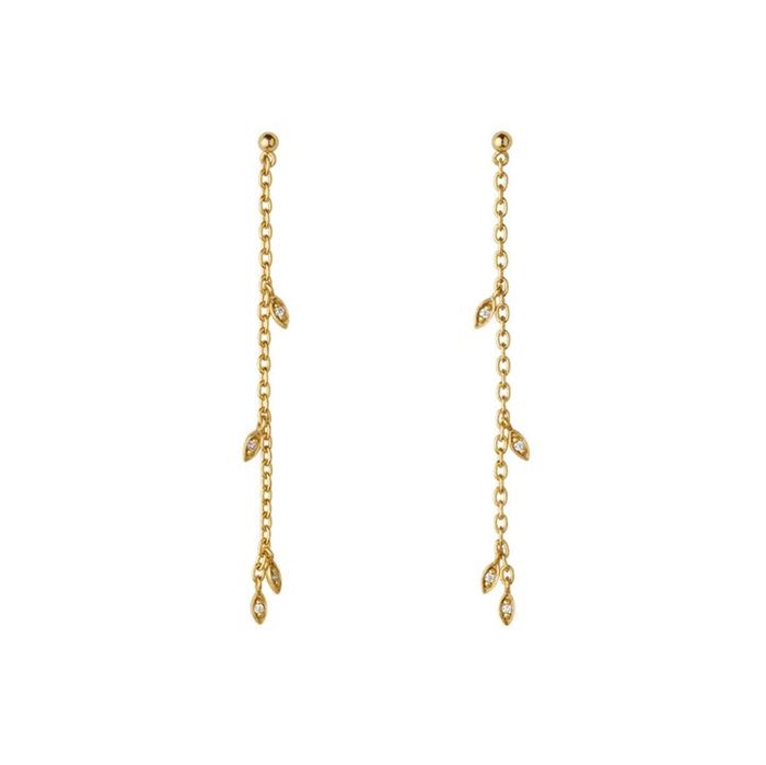 ByBiehl - Jungle ivy string eastick 14kt Forgyldt