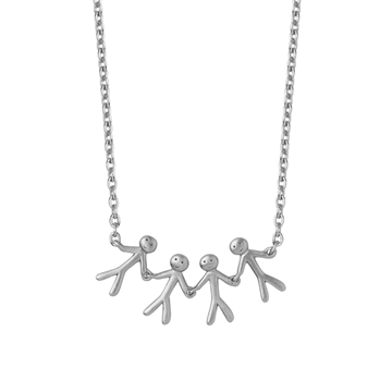 byBiehl - Together Family 4 necklace Sterling Sølv