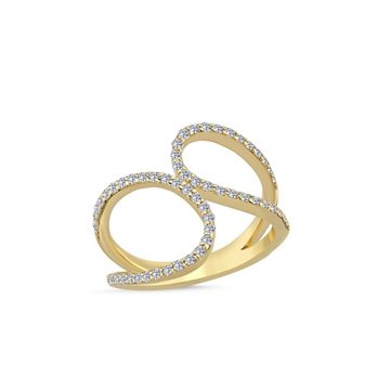 Nuran - 14kt Valentina Ring 14kt guld m. 0,56ct