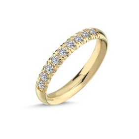 Vielsesring 14kt 0,27ct W/SI 