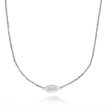 Sistie Fam "DAD" necklace Sølv
